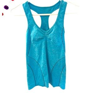 NWT Tefron Active Seamless Tank Top - Blue - Women’s Size M